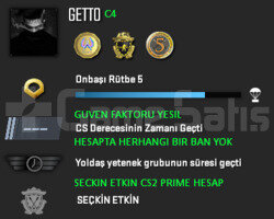 3 MADALYA | CS2 PRIME | GUVEN FAKTORU YESIL