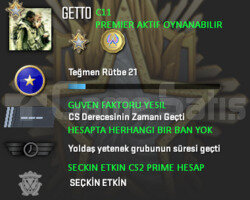 PREMIER AKTIF CS2 PRIME | GUVEN FAKTORU YESIL
