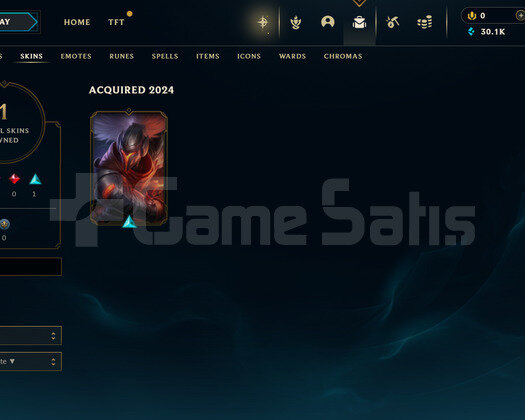 EUW Unranked | 1 Kostüm - 30K Mö | LoL Hesap