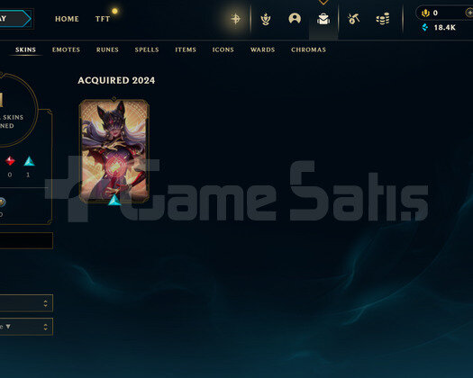 EUW Unranked | 1 Kostüm - 18K Mö | LoL Hesap