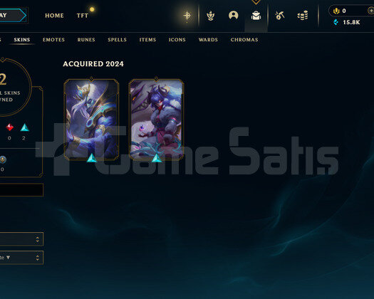 EUW Flex Plat 4 | 2 Kostüm - 15K Mö | LoL Hesap