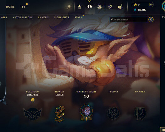 EUW Unranked | 4 Kostüm - 27K Mö | LoL Hesap