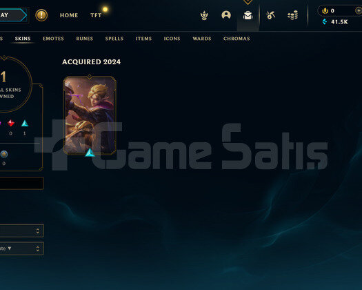 EUW Plat 4 | 1 Kostüm - 41K Mö | LoL Hesap