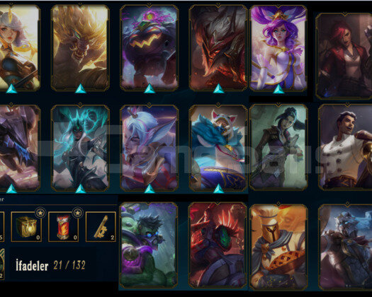 2018 REG 90 LVL UNRANKED HANDMADE LOL HESABI