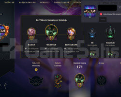 2018 REG 90 LVL UNRANKED HANDMADE LOL HESABI