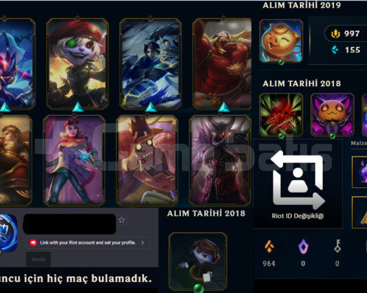 997 RP UNRANKED HANDMADE LOL HESABI