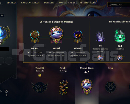 UNRANKED HANDMADE LOL HESABI
