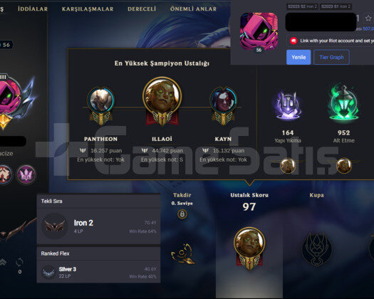 DEMIR 2 HANDMADE LOL HESABI