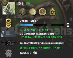 4 MADALYA | CS2 PRIME | GUVEN FAKTORU YESIL