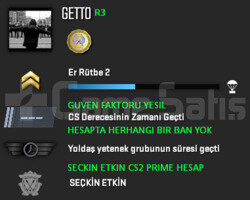 CS2 PRIME GUVEN FAKTORU YESIL