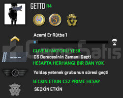 3 MADALYA | CS2 PRIME | GUVEN FAKTORU YESIL