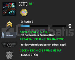 CS2 PRIME GUVEN FAKTORU YESIL