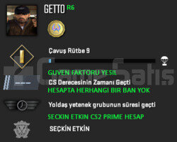 CS2 PRIME GUVEN FAKTORU YESIL