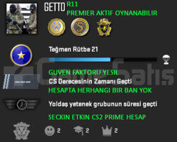 PREMIER ACIK | CSGO PRIME | GUVEN FAKTORU YESIL