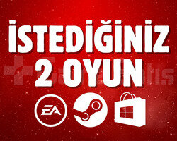 İstediğiniz 2 Oyun + Garanti + Destek