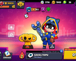 18836 KUPA ASHLİ BRAWL PASS ALINMIŞ. 59 KARAKTER