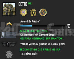 3 MADALYA | CS2 PRIME | GUVEN FAKTORU YESIL
