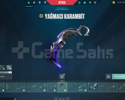 +120BİNVP 20BİN TLLİK 227SKİNLİ 18 BIÇAKLI!