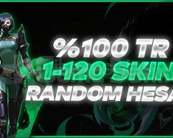 VIP / 10-120 SKİN GARANTİ / RANDOM HESAP