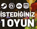 İstediğiniz 1 Oyun +Garanti