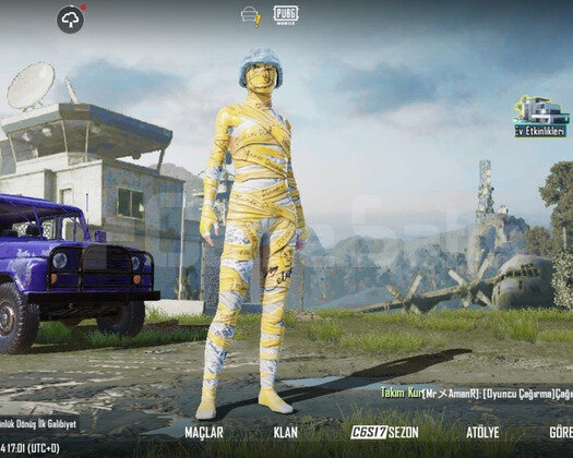 Güvenilir ölü fiyata sarı mumyali pubg hesaba