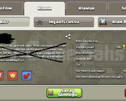 11 LEVEL GÜZEL İSİMLİ KLAN.