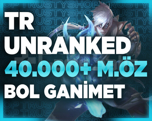 TR BANSIZ 40-75K MAVİ ÖZ 30 LEVEL UNRANKED