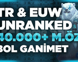 TR-EUW BANSIZ 40-75K MAVİ ÖZ 30 LEVEL UNRANKED
