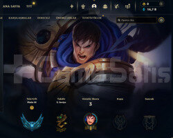LOL TR SERVERI FRESH ACC +45LP PLAT3