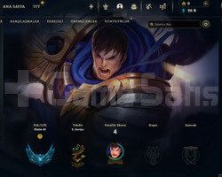 LOL TR SERVERI FRESH ACC +45LP PLAT3 VE KOSTÜM