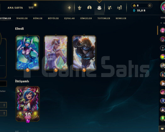 Bol skinli Valorant hesabı + LoL