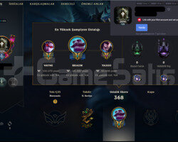 2014 REG 125 LEVEL 81 SKIN MAINLIK LOL HESABI