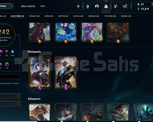 LOL+TFT hesabı