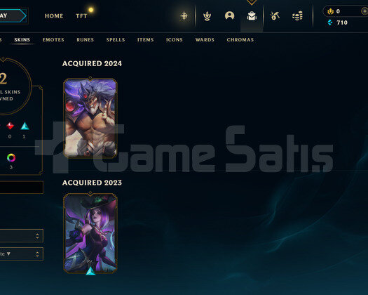 EUW Unranked | 2 Kostüm - 22 Hero | LoL Hesap