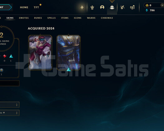 EUW Unranked | 2 Kostüm - 30 Hero | LoL Hesap