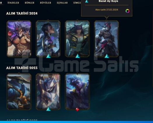 LoL Gümüş Orta seviye Hesap