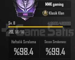 8.9 SEVİYE KLAN AKTİF 5 DAKİKADA TESLİMAT
