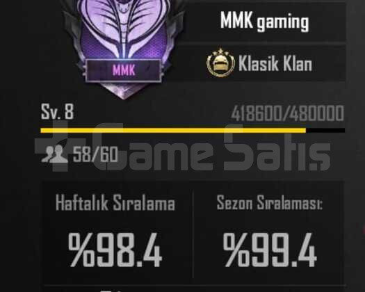 8.9 SEVİYE KLAN AKTİF 5 DAKİKADA TESLİMAT