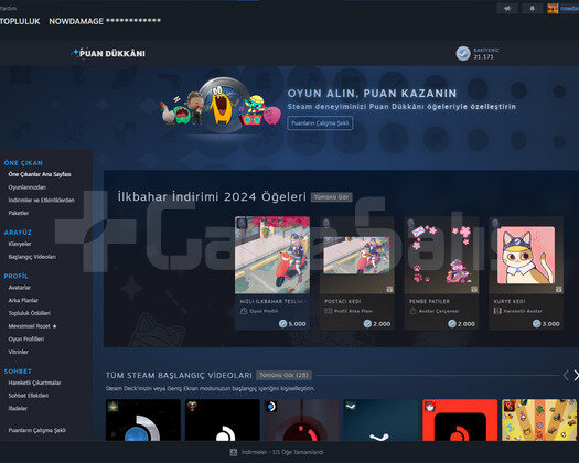DOLU UYGUN FİYATA STEAM HESABI