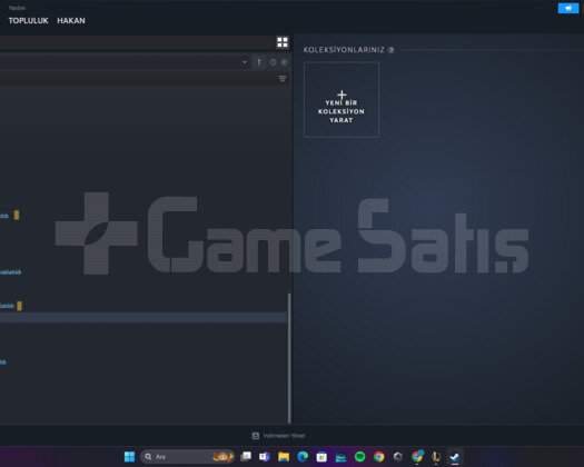 Steam hesabı 10 bin TL değerinde yarı fiyatına