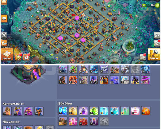 COC  ID BAĞLI DEĞİL | TH14 MAX + MAX BENZERSİZ