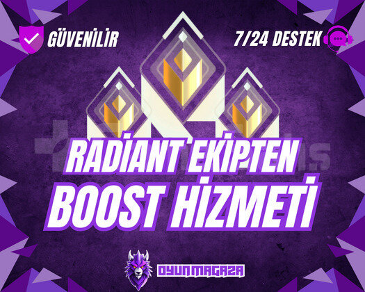 RADİANT EKİP BOOST HİZMETİ | KALİTE + GARANTİ