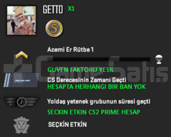 CS2 PRIME GUVEN FAKTORU YESIL