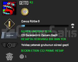 CS2 PRIME GUVEN FAKTORU YESIL