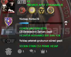 PREMIER AKTIF CS2 PRIME | 4 MADALYA | YESIL FAKTOR