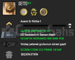 3 MADALYA | CS2 PRIME | GUVEN FAKTORU YESIL