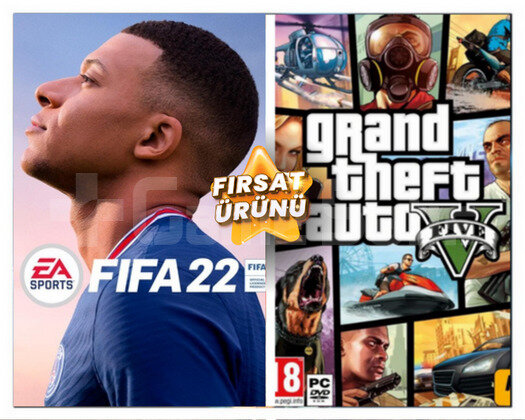 GTA 5 + FİFA 22 + GARANTİ