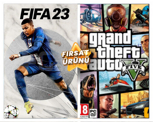 GTA 5 + FİFA 23 + GARANTİ