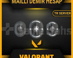 VALORANT TR DEMİR 1-2-3 HESAP HIZLI TESLİMAT!!