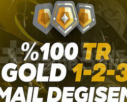 100 TR MAİL DEĞİŞEN GOLD 1 HESAP